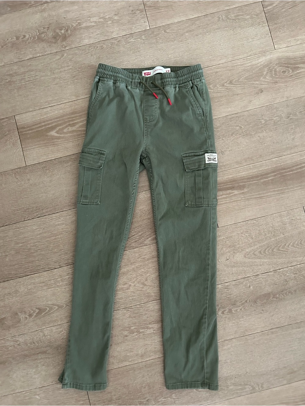 Levi's Boys' Olive Green Cargo Joggers - 12